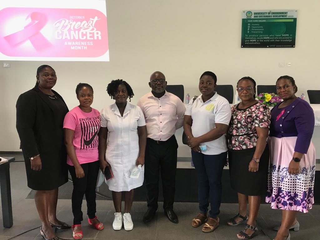 Health talk and Breast Cancer screening held for UESD staff photo photo