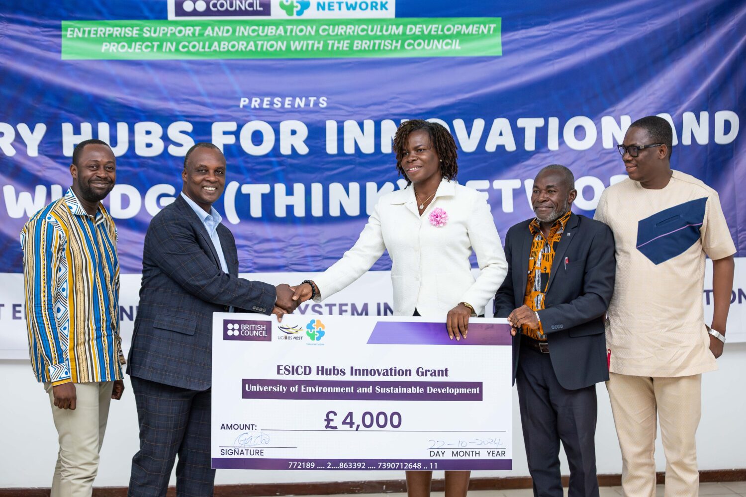 THINK Network Induction and ESICD Funding for UESD Hub – University of ...